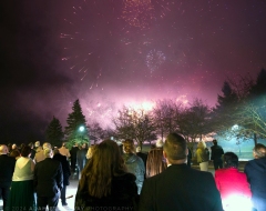 The 2024 Wynn Hospital Gala fireworks at the Turning Stone Event Center on Saturday, January 27, 2024 in Verona, NY.  (PHOTO BY ADAM BROCKWAY)